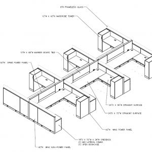 Allsteel Stride 6x8 Cubicles - Image 6